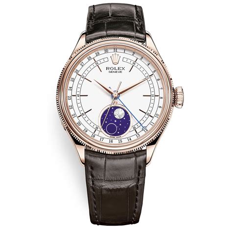 rolex watch cellini moonphase price|Rolex cellini leather strap.